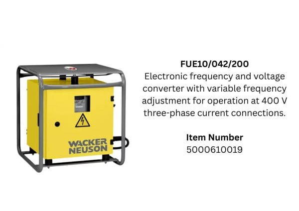Wacker Neuson Stationary frequency converters 42 Volt - Image 3